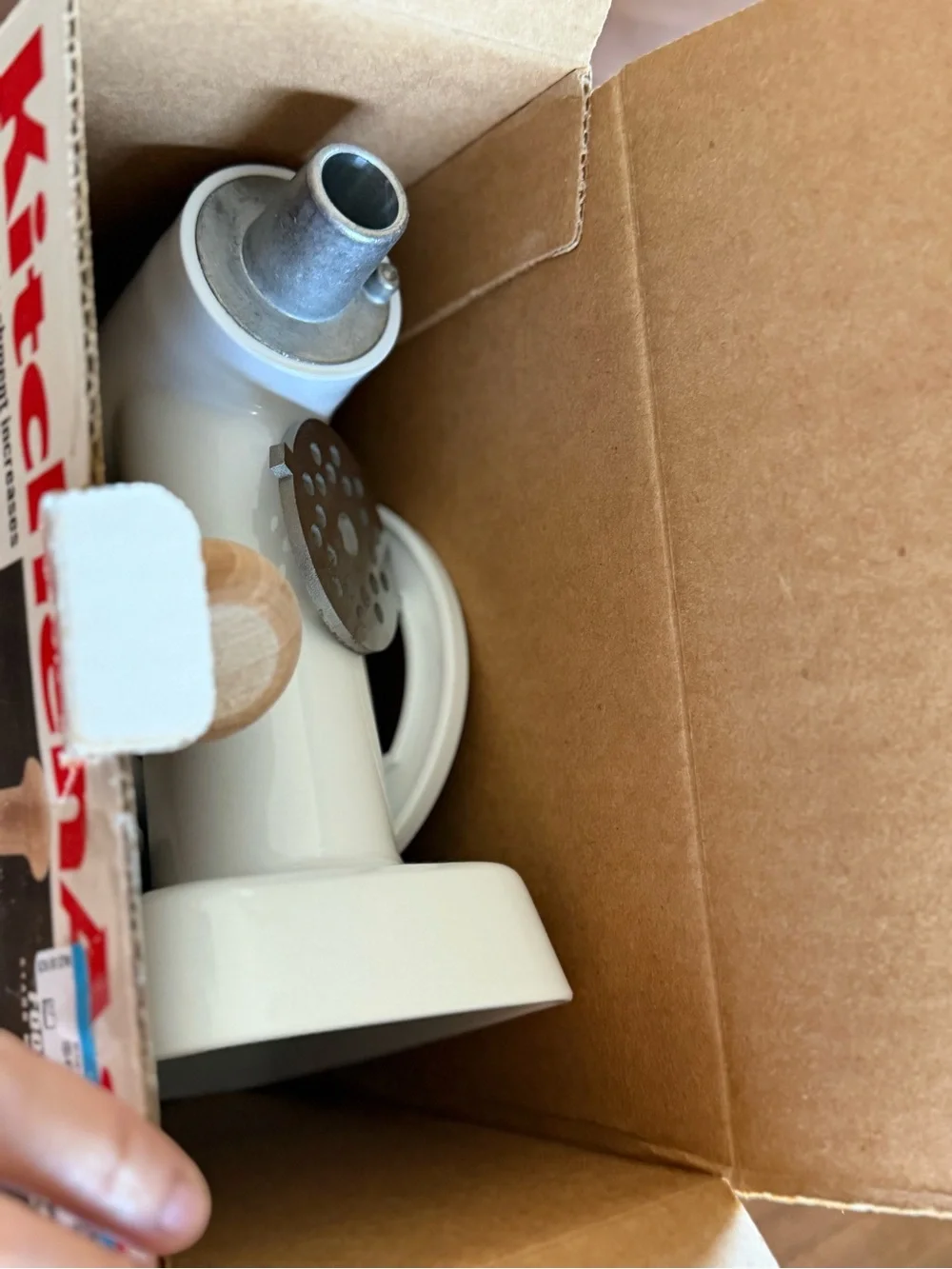 KitchenAid White Food Grinder Attachment for Stand Mixers